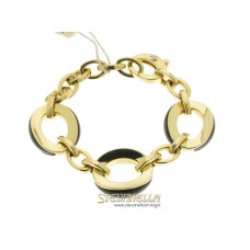 CHIMENTO bracciale Luna in oro giallo 18kt onice e diamante referenza 82144516 